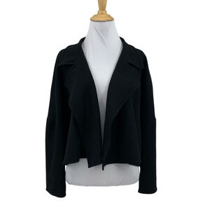 Vintage Rebecca Moses Jacket Womens M Medium Wool Drop Shoulder Open Front Shrug